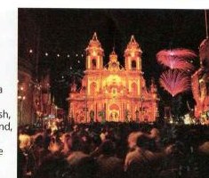 Village Fireworks — Malta Festa Night